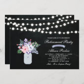 シャルボードサプライズリタイオメントパーティの招待状 招待状 (正面/裏面)