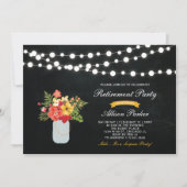 シャルボードサプライズリタイオメントパーティの招待状 招待状 (正面)