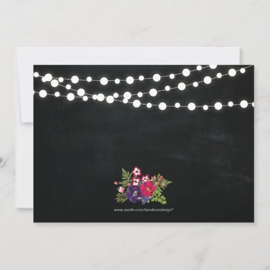 シャルボードサプライズリタイオメントパーティの招待状 招待状 (裏面)