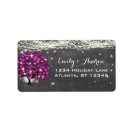 シャルボードサングラワインハートリーフツリー ラベル