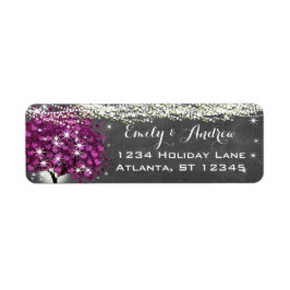 シャルボードサングラワインハートリーフツリー ラベル