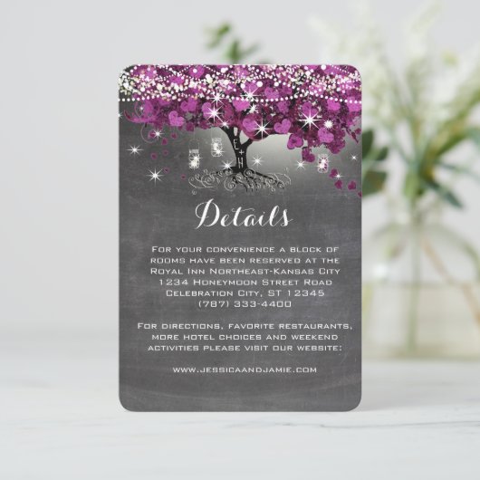 シャルボードサングラワインフォレストハートリーフ 出欠カード (スタンド正面)