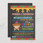 シャルボードシンコデマヨベビーシャワー招待状 招待状 (正面/裏面)