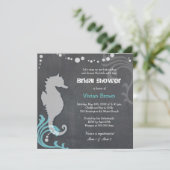 シャルボードシーホースビーチブライダルシャワー 招待状 (スタンド正面)