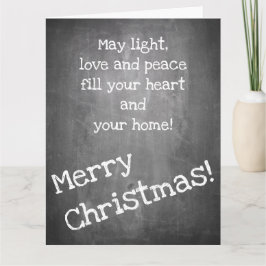 シャルボードスタイルのクリスマスモチーフ – クリスマスカード カード