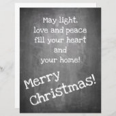 シャルボードスタイルのクリスマスモチーフ – クリスマス (正面/裏面)