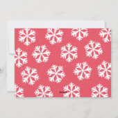 シャルボードスタイルビーすてき雪だるまクリスマスカード シーズンカード (裏面)