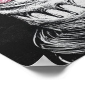 シャルボードスタイル誕生日デザイン ポスター (角)