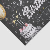 シャルボードスタイル誕生日デザイン 薄葉紙 (詳細)