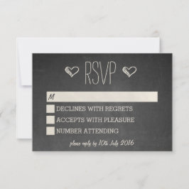 シャルボードスタイルRSVP 出欠カード
