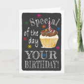 シャルボードスペシャルオブザデイ誕生日 カード (正面)