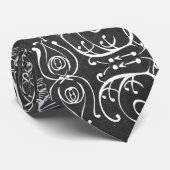 シャルボードタイポグラフィウェディング ネクタイ (ロール)