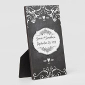 シャルボードタイポグラフィウェディング フォトプラーク (側面)