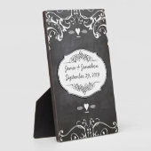 シャルボードタイポグラフィウェディング フォトプラーク (側面)