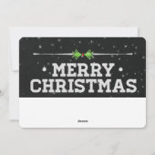 シャルボードテーマ未来クリスマスホリド夫妻 シーズンカード (裏面)