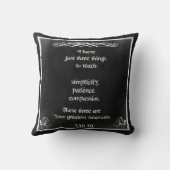 シャルボードデザインウィズラオツ感動的引用文 クッション (裏面)