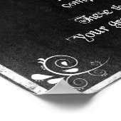 シャルボードデザインウィズラオツ感動的引用文 ポスター (角)