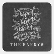 シャルボードハッピーホリデイズステッカー