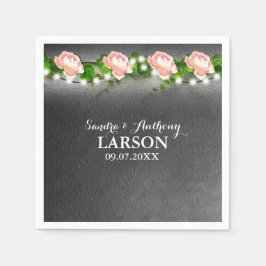 シャルボードバラ結婚ズナプキン スタンダードカクテルナプキン