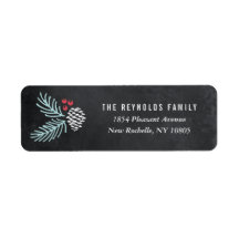 シャルボードパインアンドベリー差出人住所ラベル