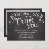 シャルボードパームツリービーチ結婚式ありがとう ポストカード (正面/裏面)