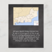 シャルボードパームツリービーチ結婚式インサート (裏面)