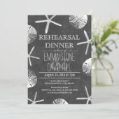 シャルボードビーチテーマ結婚のリハーサルディナー 招待状 (スタンド正面)