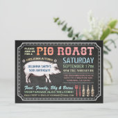 シャルボードピグロースト招待状(クラシー&カジュアル) 招待状 (スタンド正面)