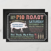 シャルボードピグロースト招待状(クラシー&カジュアル) 招待状 (正面/裏面)