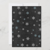 シャルボードピネコーンクリスマスパーティの招待状 招待状 (裏面)