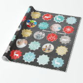 シャルボードファミリー写真クリスマストナカイ ラッピングペーパー (アンロールド)