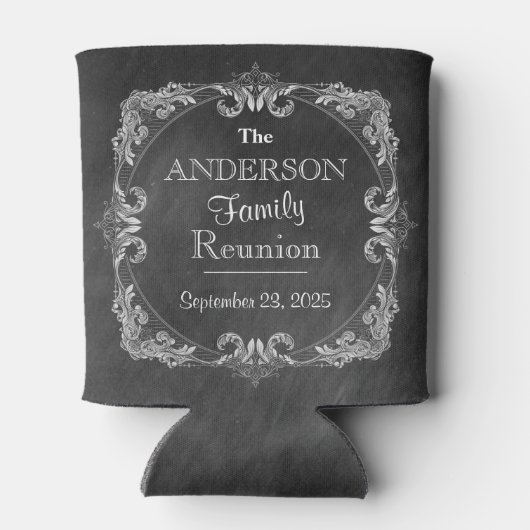 シャルボードファミリー懇親会タイポグラフィ 缶クーラー (裏面)