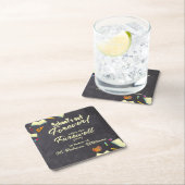 シャルボードファラ退職した先生パーティー スクエアペーパーコースター (インサイチュ)