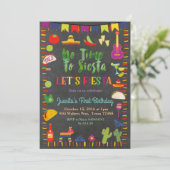 シャルボードフィエスタ誕生日招待状メキシコ 招待状 (スタンド正面)