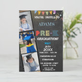 シャルボードフォトプリスクール卒業 招待状 (スタンド正面)