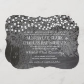 シャルボードフォレストロマンチックツリー結婚式招待状 招待状 (正面/裏面)