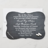 シャルボードフォーエバー&常時結婚式招待状 招待状 (裏面)