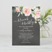シャルボードフローラブランチ&バブリーブライダルシャワー 招待状 (スタンド正面)