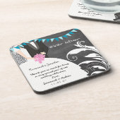 シャルボードブライド&グルームズコ結婚ースター コースター (左側)