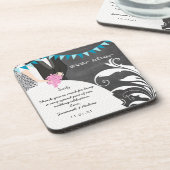 シャルボードブライド&グルームズコ結婚ースター コースター (左側)