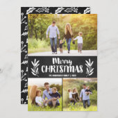 シャルボードブランチクリスマスカード3写真 シーズンカード (正面/裏面)