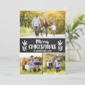 シャルボードブランチクリスマスカード3写真 シーズンカード (スタンド正面)