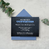 シャルボードブルーアフターパーティの招待状 招待状