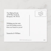 シャルボードホットウィッシュズホリデーポストカード シーズンポストカード (裏面)