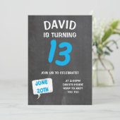 シャルボードボーイ誕生日招待状 招待状 (スタンド正面)