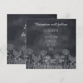 シャルボードポピー披露宴招待状 招待状 (正面/裏面)