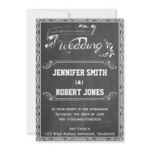 シャルボードポー結婚式招待状