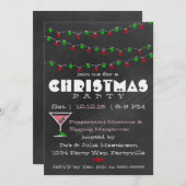 シャルボードマルティニクリスマス招待状 招待状 (正面/裏面)