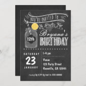 シャルボードメイスンジャーバースデーパーティ招待状 招待状 (正面/裏面)