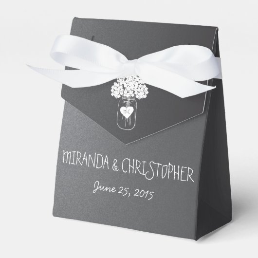 シャルボードメイスンジャールフローラパーソナライズされたビーフボックス フェイバーボックス (正面サイド)